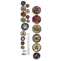 Полоска для вырезания "Friends of the Forest" 5,4*30,5 см., Alchemy of Art