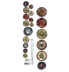 Полоска для вырезания "Friends of the Forest" 5,4*30,5 см., Alchemy of Art