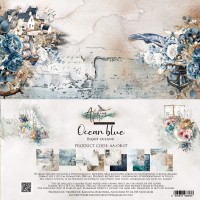 Набор бумаги "Ocean Blue" 30,5 x 30,5 см., 6 листов, Alchemy of Art