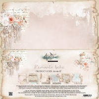 Набор бумаги "Romantic Boho" 30,5 x 30,5 см., 6 листов, Alchemy of Art