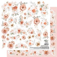 Лист для вырезания "Romantic Boho" 30,5*30,5 см., Alchemy of Art