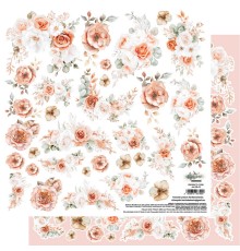 Лист для вырезания "Romantic Boho" 30,5*30,5 см., Alchemy of Art