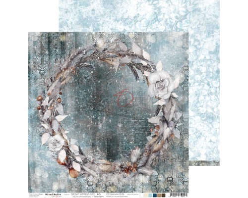 Бумага двусторонняя коллекция "Snowy Winterland" 30,5 х 30,5 см., Craft O'Clock