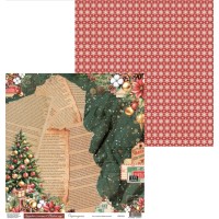 Бумага двусторонняя коллекция "Праздник из детства", 30,5*30,5см., Scrapodelie