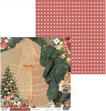 Бумага двусторонняя коллекция "Праздник из детства", 30,5*30,5см., Scrapodelie