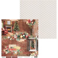Бумага двусторонняя коллекция "Праздник из детства", 30,5*30,5см., Scrapodelie