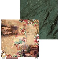 Бумага двусторонняя коллекция "Праздник из детства", 30,5*30,5см., Scrapodelie