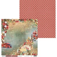 Бумага двусторонняя коллекция "Праздник из детства", 30,5*30,5см., Scrapodelie