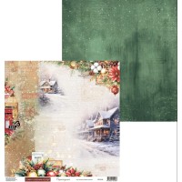 Бумага двусторонняя коллекция "Праздник из детства", 30,5*30,5см., Scrapodelie