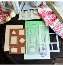 Ножи для вырубки + маска "Мир в каждой марке" от AgiArt