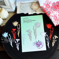 Ножи для вырубки "Васильки луговые" от AgiArt