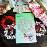 Ножи для вырубки венок "Яблоневый цвет" от AgiArt