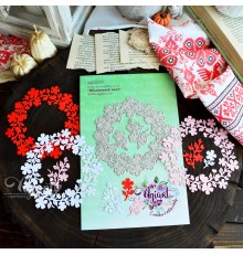 Ножи для вырубки венок "Яблоневый цвет" от AgiArt