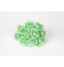 Кудрявые розы 2 см - Светло-Зеленые, 5 шт
