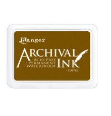 Штемпельная подушка "Archival Ink - Coffee", Ranger