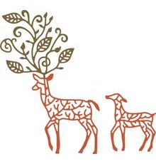 Формы для вырубки "Deer in the Forest" Сheery lynn