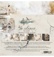 Набор бумаги "In Silence" 20,3 х 20,3 см., 6 листов, 1/2 набора, Alchemy of Art