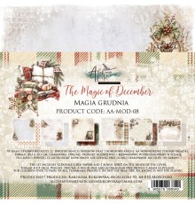 Набор бумаги "The Magic of December" 20,3 х 20,3 см., 6 листов, 1/2 набора, Alchemy of Art