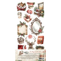 Набор для вырезания "The Magic of December" 15,2*30,5 см, 6 листов, Alchemy of Art