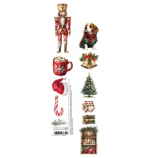 Полоска для вырезания "The Magic of December" 5,4*30,5 см., Alchemy of Art