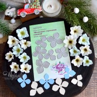 Ножи для вырубки "Мелкоцвет гортензии садовой" от AgiArt