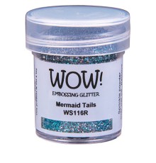 Пудра для эмбоссинга "Mermaid Tails", непрозрачная, 15мл., WOW!