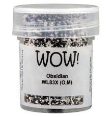 Пудра для эмбоссинга "Obsidian", непрозрачная, мраморная, 15мл., WOW!