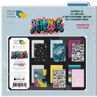 Набор бумаги "Нулевые" 21*29,7 см (А4), 6 листов, 1/2 полного набора, Dreamlight Studio