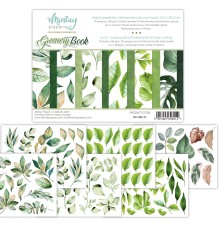 Набор бумаги "Greenery Book" 15,2*20,3 см, 1/4 набора, 6 листов, Mintay paper