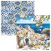 Набор бумаги "Mediterranean Heaven" 15,2*15,2 см, 12 листов, 1/2 полного набора, Mintay paper