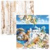 Набор бумаги "Mediterranean Heaven" 15,2*15,2 см, 12 листов, 1/2 полного набора, Mintay paper