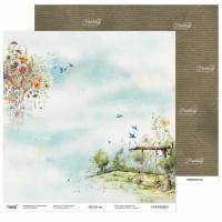 Лист двусторонней бумаги, коллекции "Родные края" 30*30 см, Fantasy