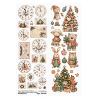 Лист с картинками 10х30 см "Мастерская новогодних чудес. Волшебная", ScrapMania