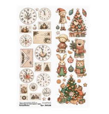 Лист с картинками 10х30 см "Мастерская новогодних чудес. Волшебная", ScrapMania