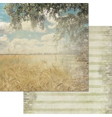Бумага двусторонняя "Родная. Пшеничное поле", ScrapMania
