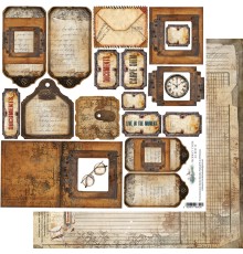 Лист для вырезания "Behind Closed Doors" 30,5*30,5 см., Alchemy of Art