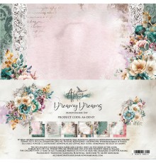 Набор бумаги "Dreamy Dreams" 30,5 x 30,5 см., 6 листов, Alchemy of Art