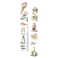 Полоска для вырезания "Dreamy Dreams" 5,4*30,5 см., Alchemy of Art