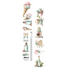 Полоска для вырезания "Dreamy Dreams" 5,4*30,5 см., Alchemy of Art