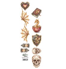 Полоска для вырезания "The Legends of the Dragons" 5,4*30,5 см., Alchemy of Art