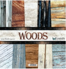 Набор бумаги "Woods" 30,5*30,5 см, ScrapAndMe