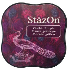 Штемпельная подушечка "StazOn - Gothic Purple", Tsukineko