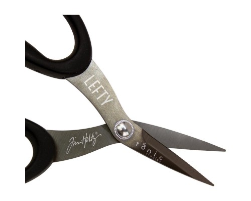 Ножницы Left-Handed Non-Stick Titanium Micro Serrated Scissors 7", Tim Holtz