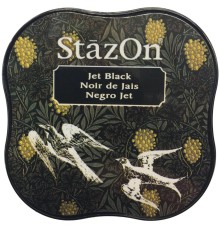 Штемпельная подушечка "StazOn - Jet Black", Tsukineko