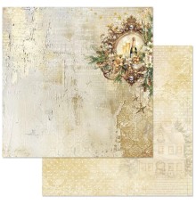 Бумага двусторонняя "Золотой Новый Год. Шампанское", ScrapMania