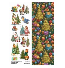 Лист с картинками 10*30 см "Символ года. Лошадки 5", ScrapMania