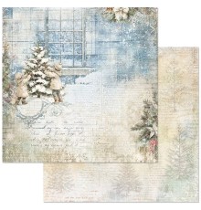 Бумага двусторонняя "Сочельник. Новогодний дворик", ScrapMania