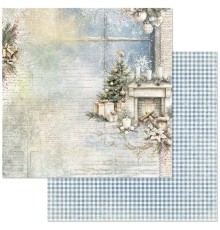 Бумага двусторонняя "Сочельник. Рождество у камина", ScrapMania