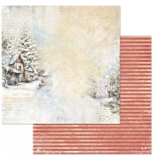 Бумага двусторонняя "Сочельник. Снежные улицы", ScrapMania