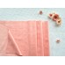 Искусственная замша, цвет "Розово-персиковый", двусторонняя, 33х75 см.